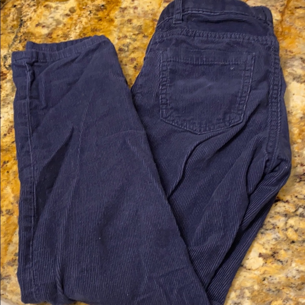 H&M boy long pants corduroy blue 7/8